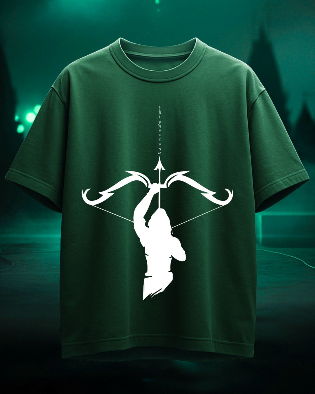 Jai Shree Ram – Divine Warrior Oversized T-Shirt