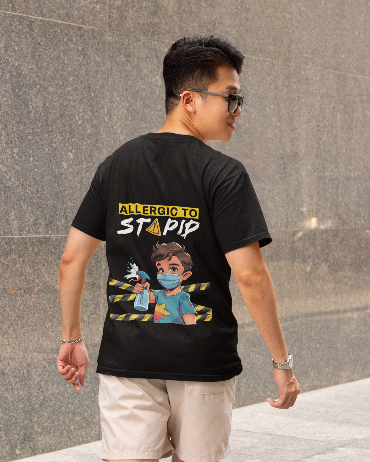 Allergic To Stupid Men T-Shirt