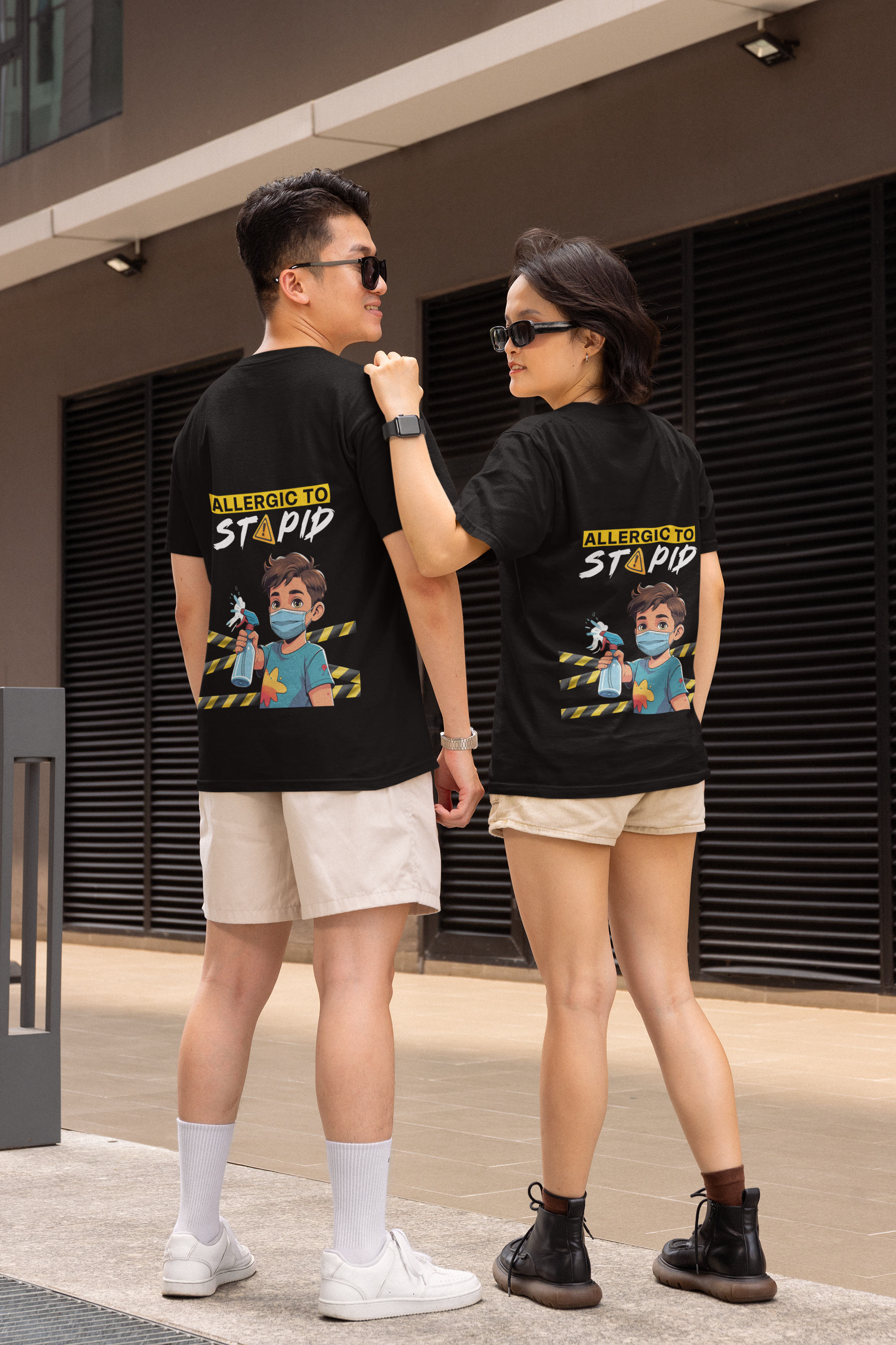 Allergic To Stupid Men T-Shirt