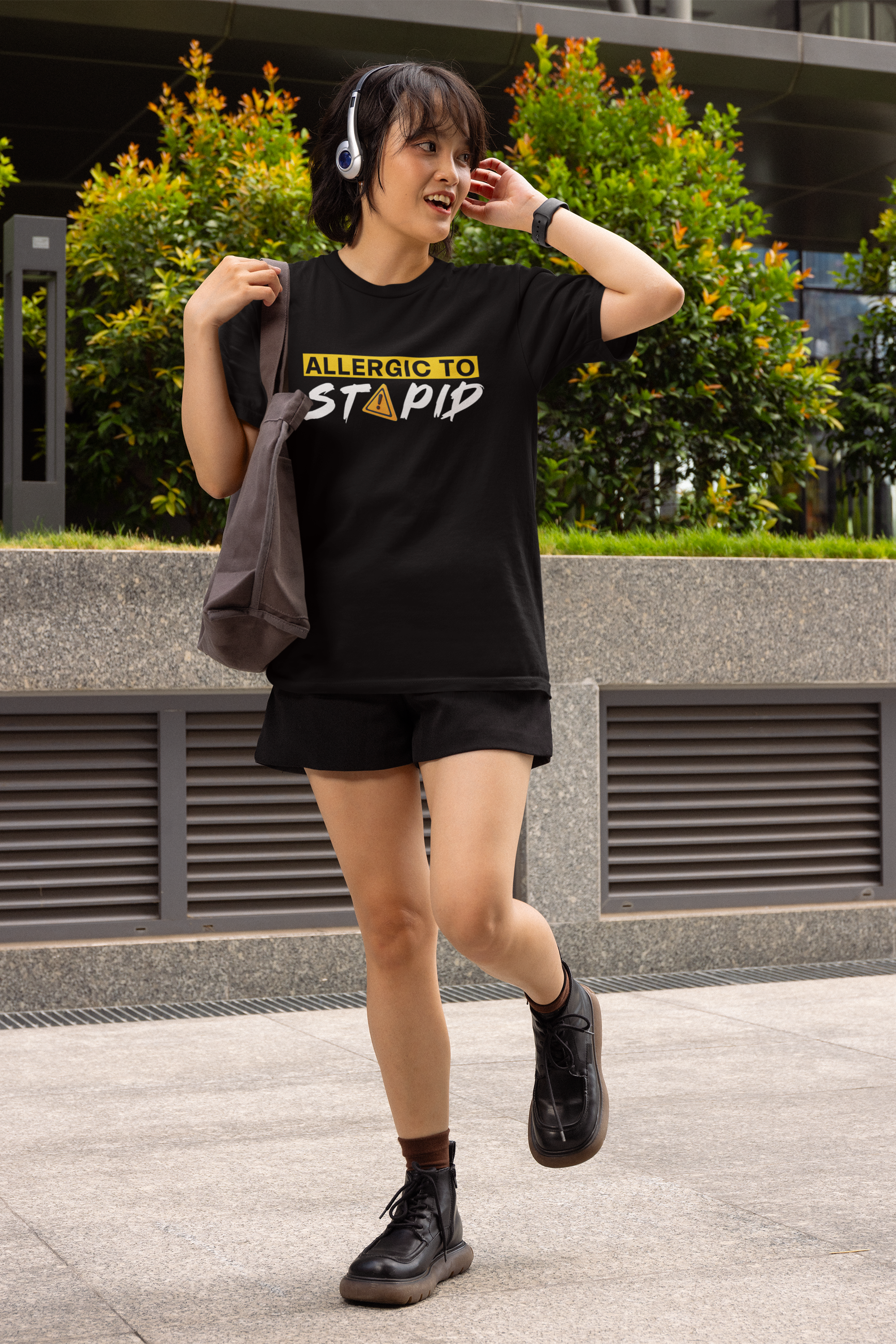 Allergic To Stupid Women T-Shirt