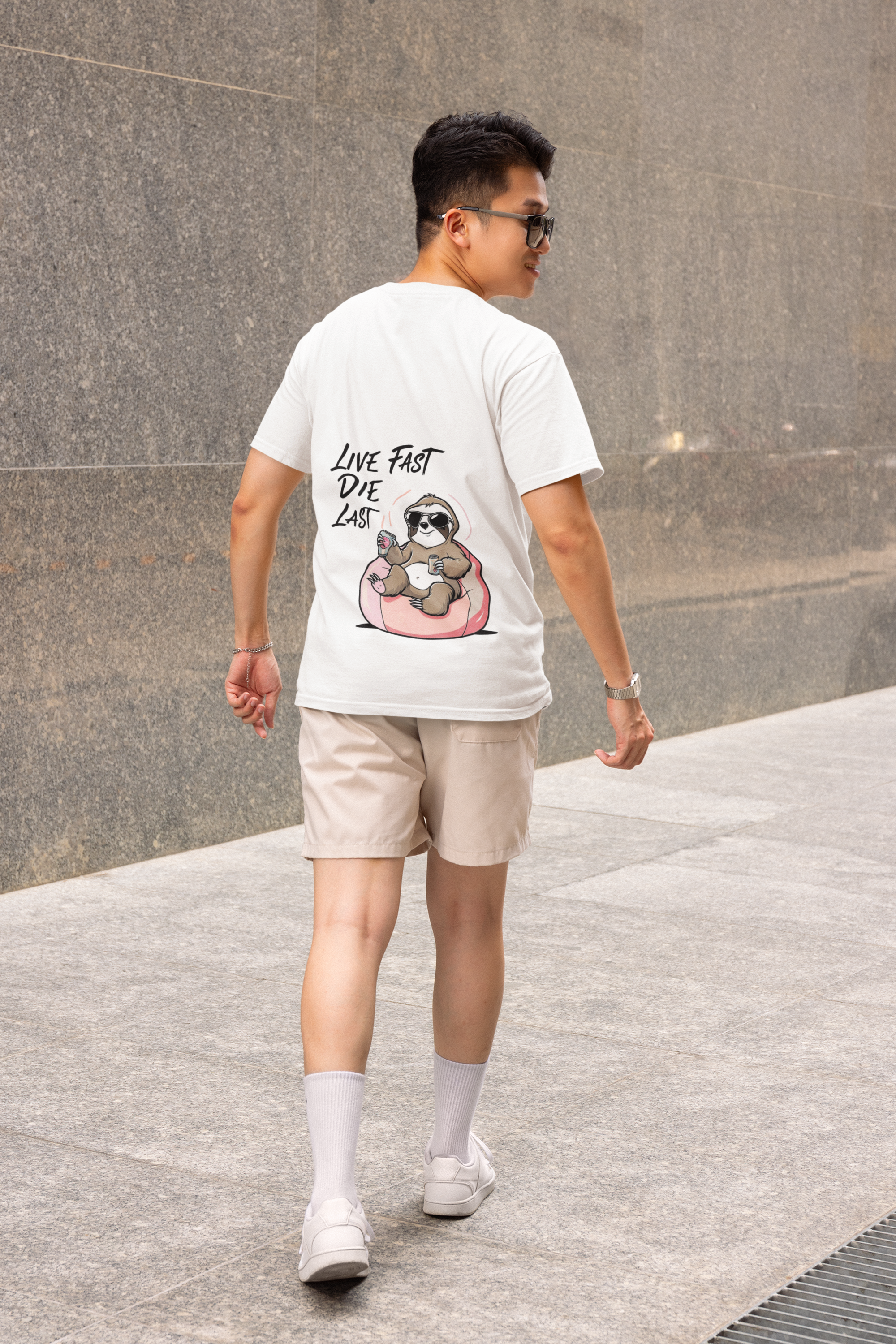 Live Fast Die Last Men T-Shirt