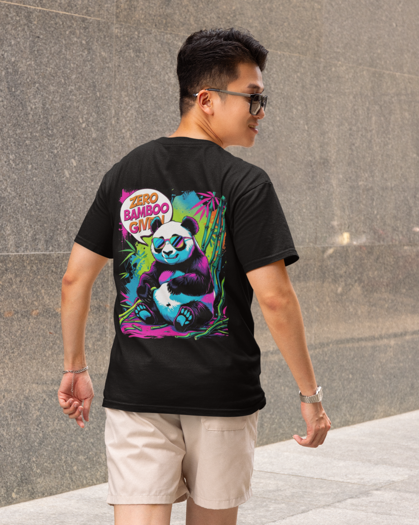 No Bamboo Given Panda Men T-shirt