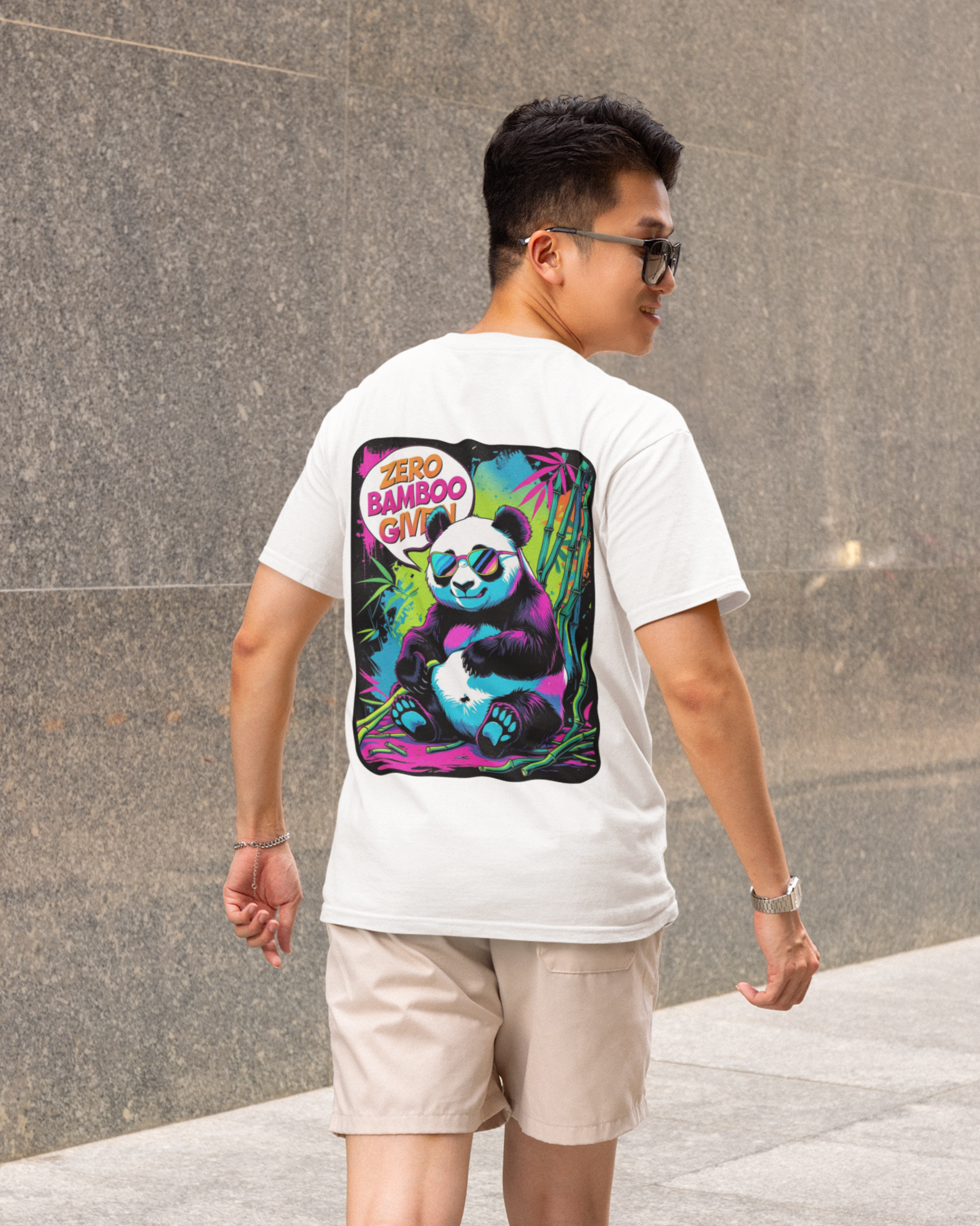 No Bamboo Given Panda Men T-shirt