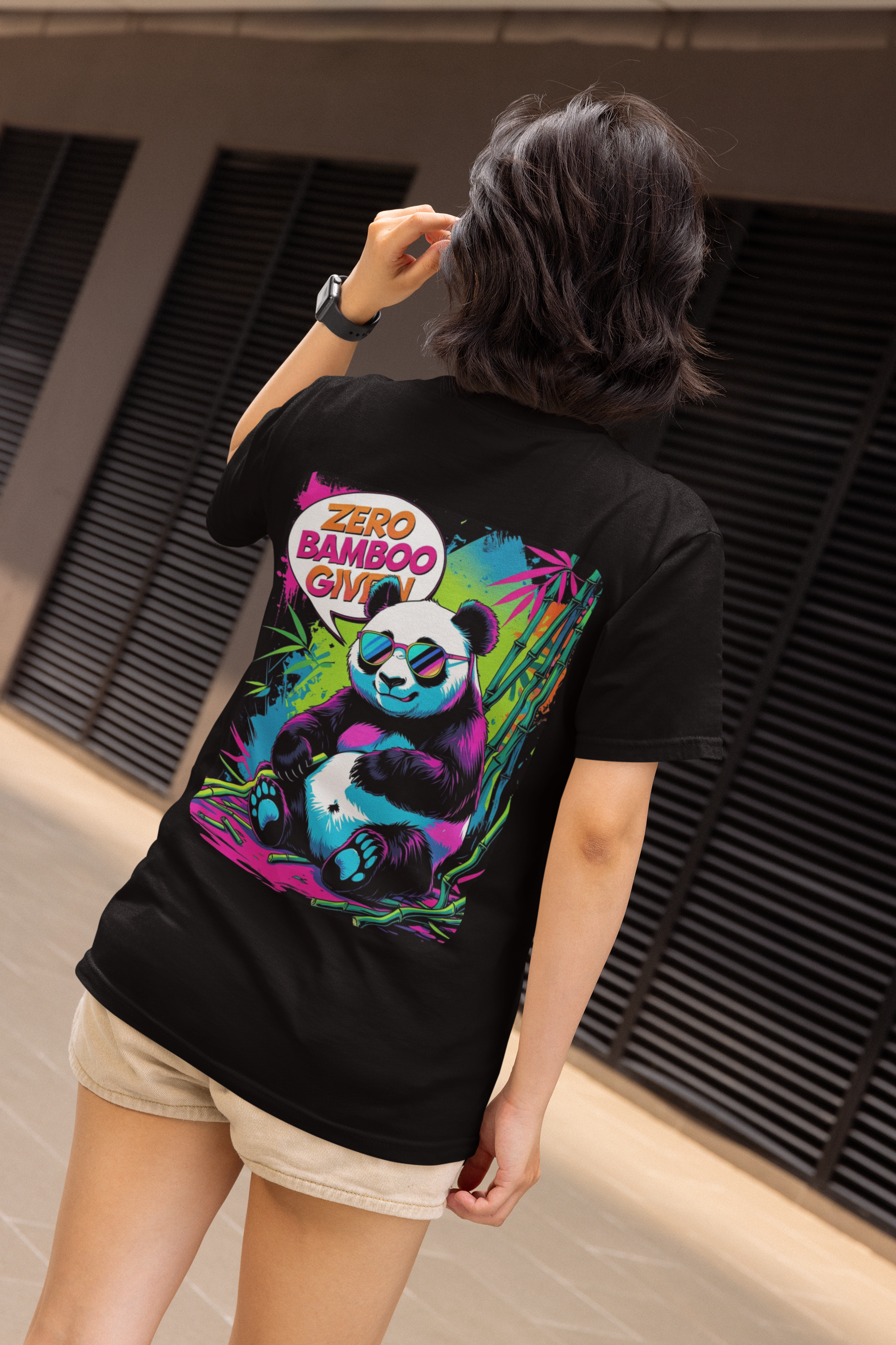 No Bamboo Given Panda Women T-shirt