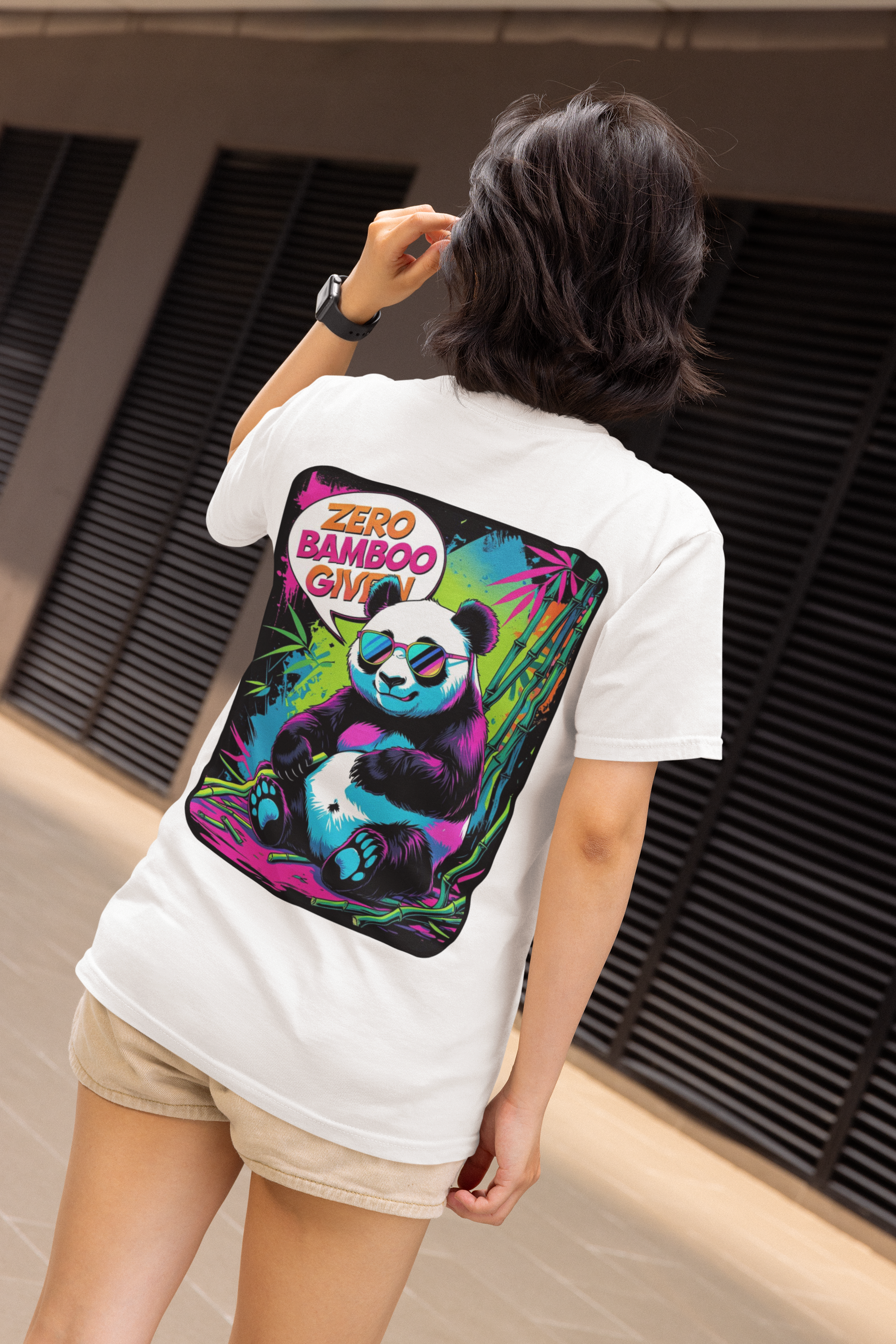 No Bamboo Given Panda Women T-shirt