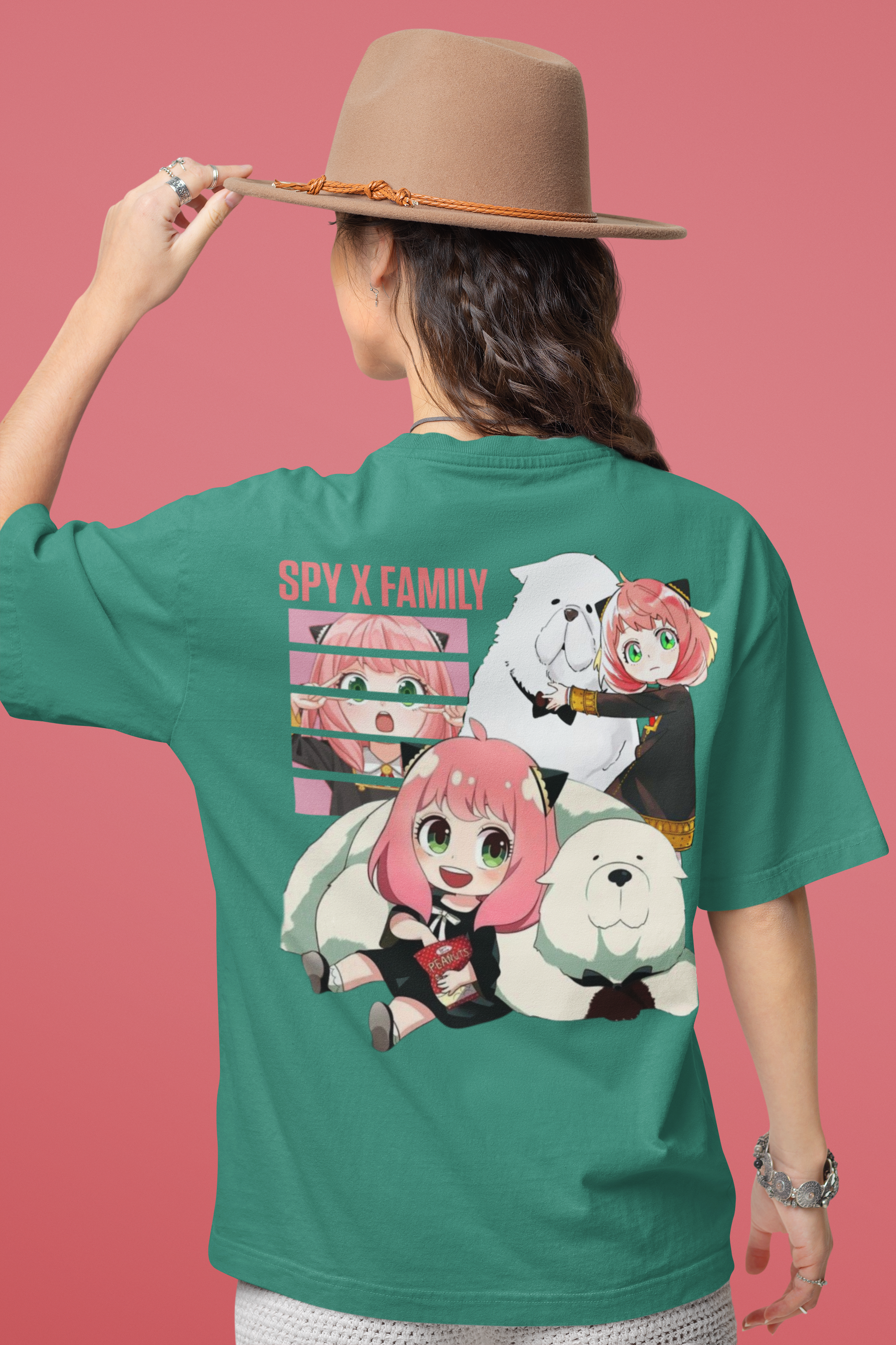 Premium Spy X Family Oversized Tee - 240 GSM