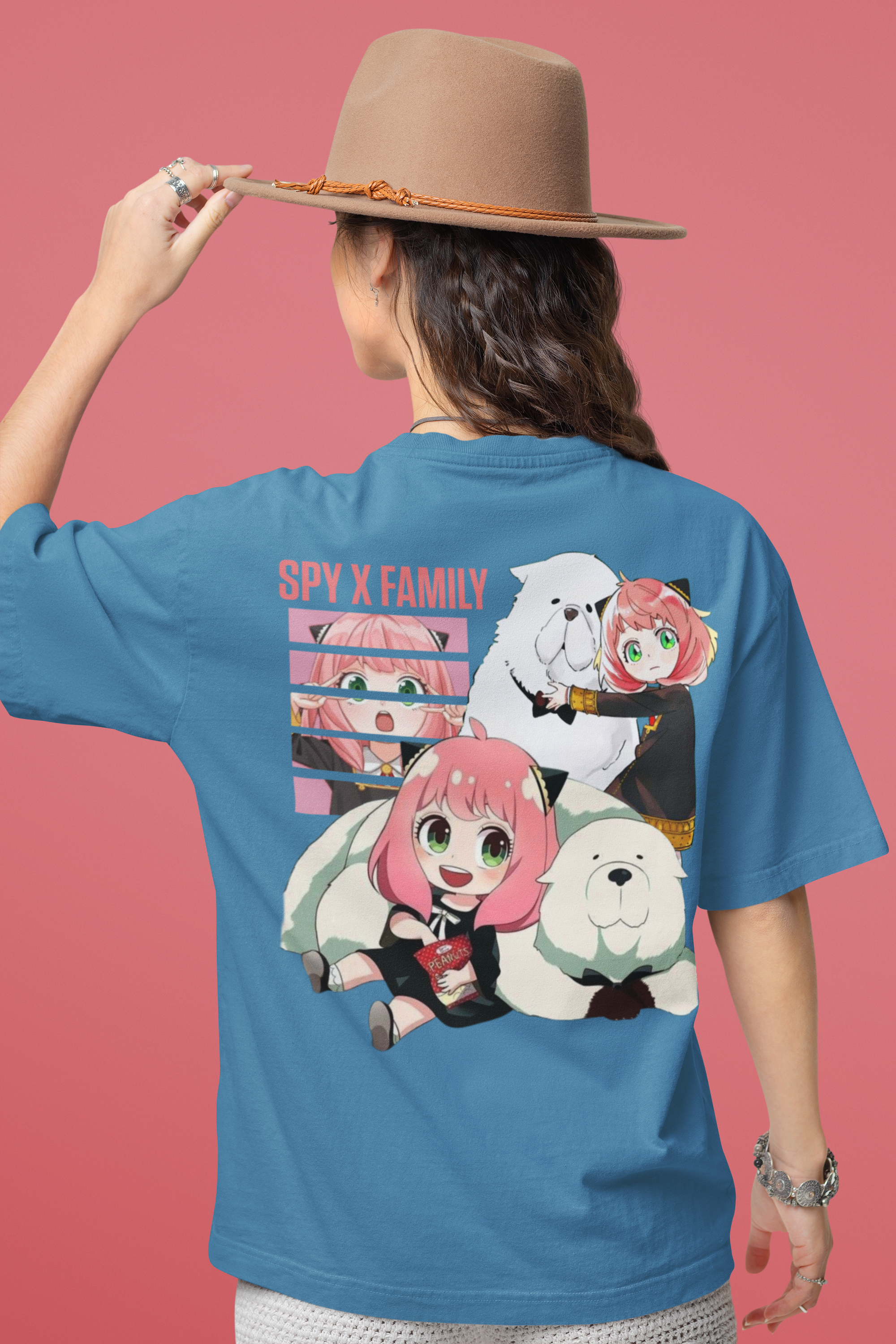 Premium Spy X Family Oversized Tee - 240 GSM