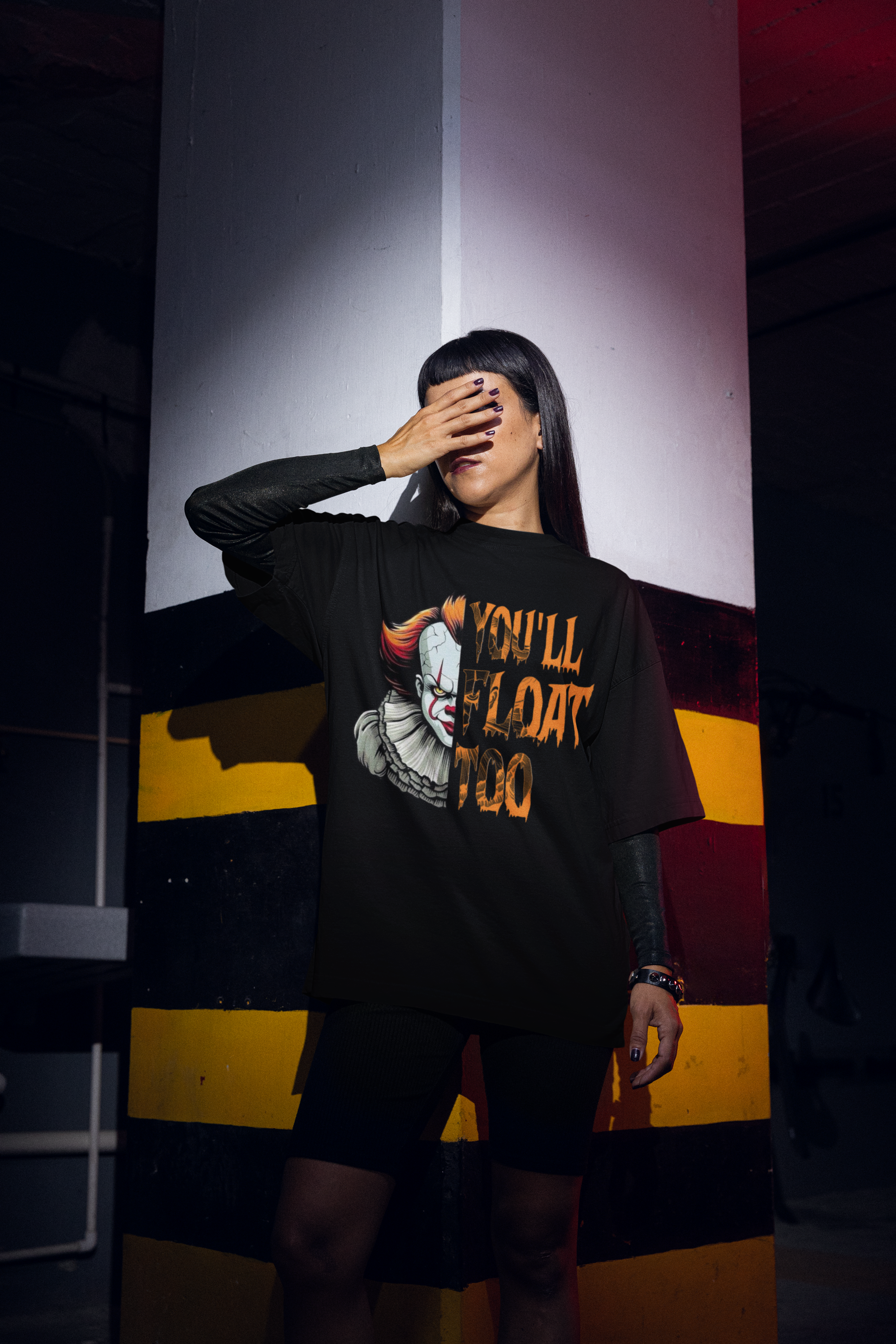 Premium Unisex Pennywise Oversized Tee - 240 GSM