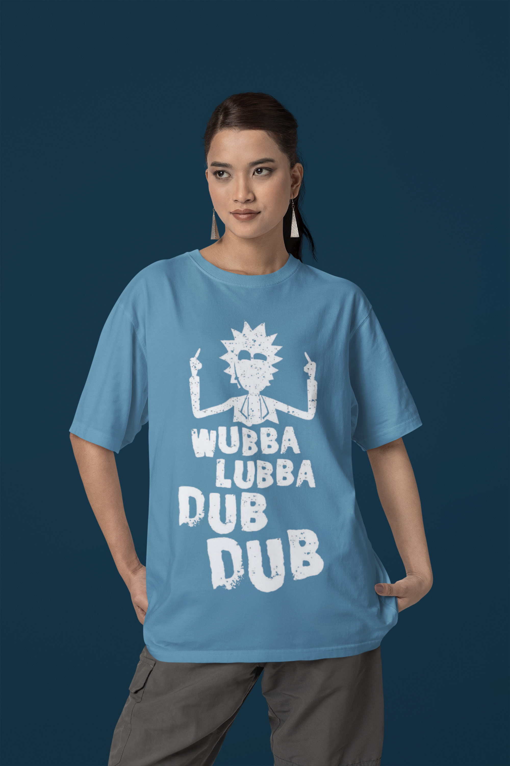 Wubba Lubba Dub Dub Oversized T-Shirt | Rick and Morty