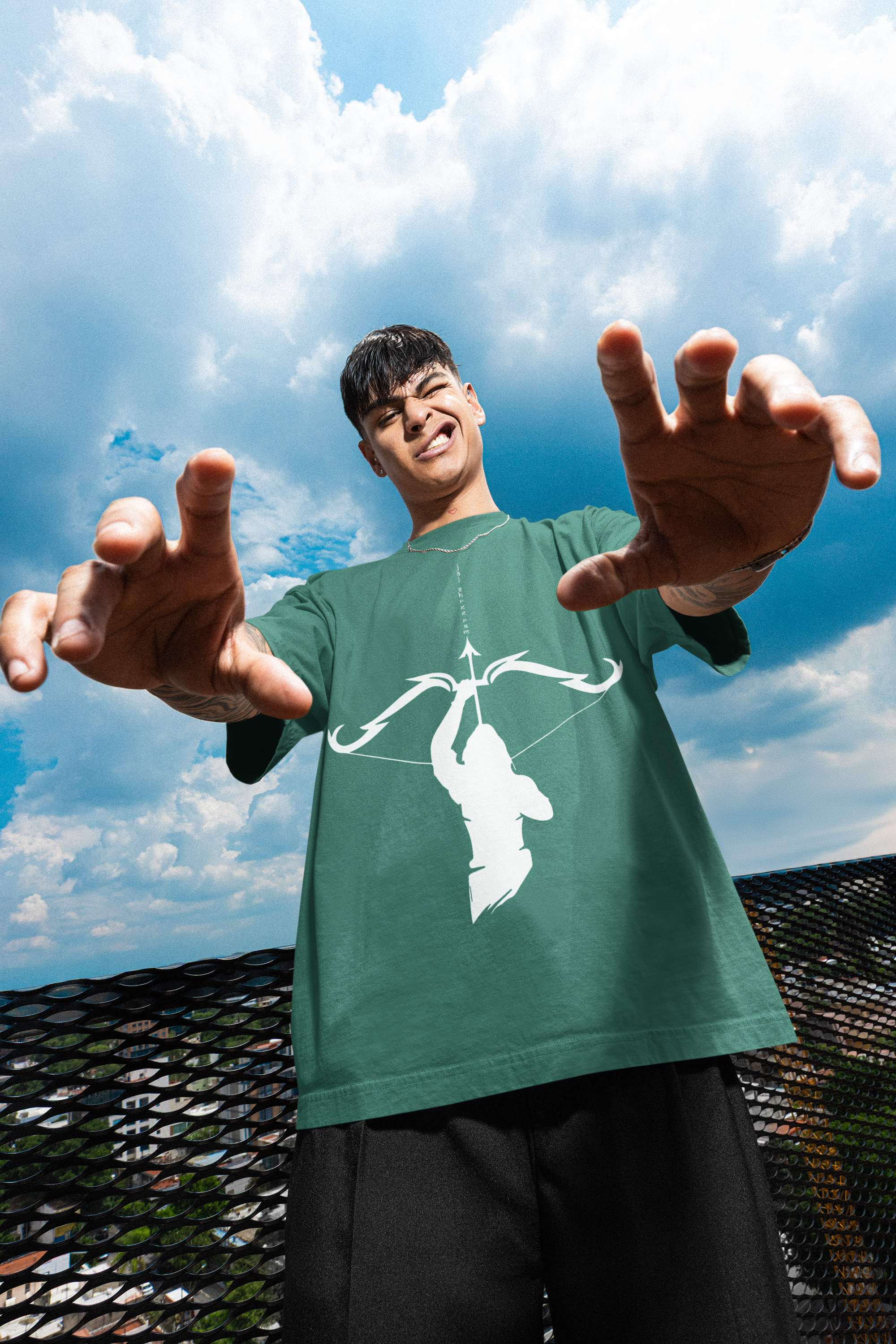 Jai Shree Ram – Divine Warrior Oversized T-Shirt