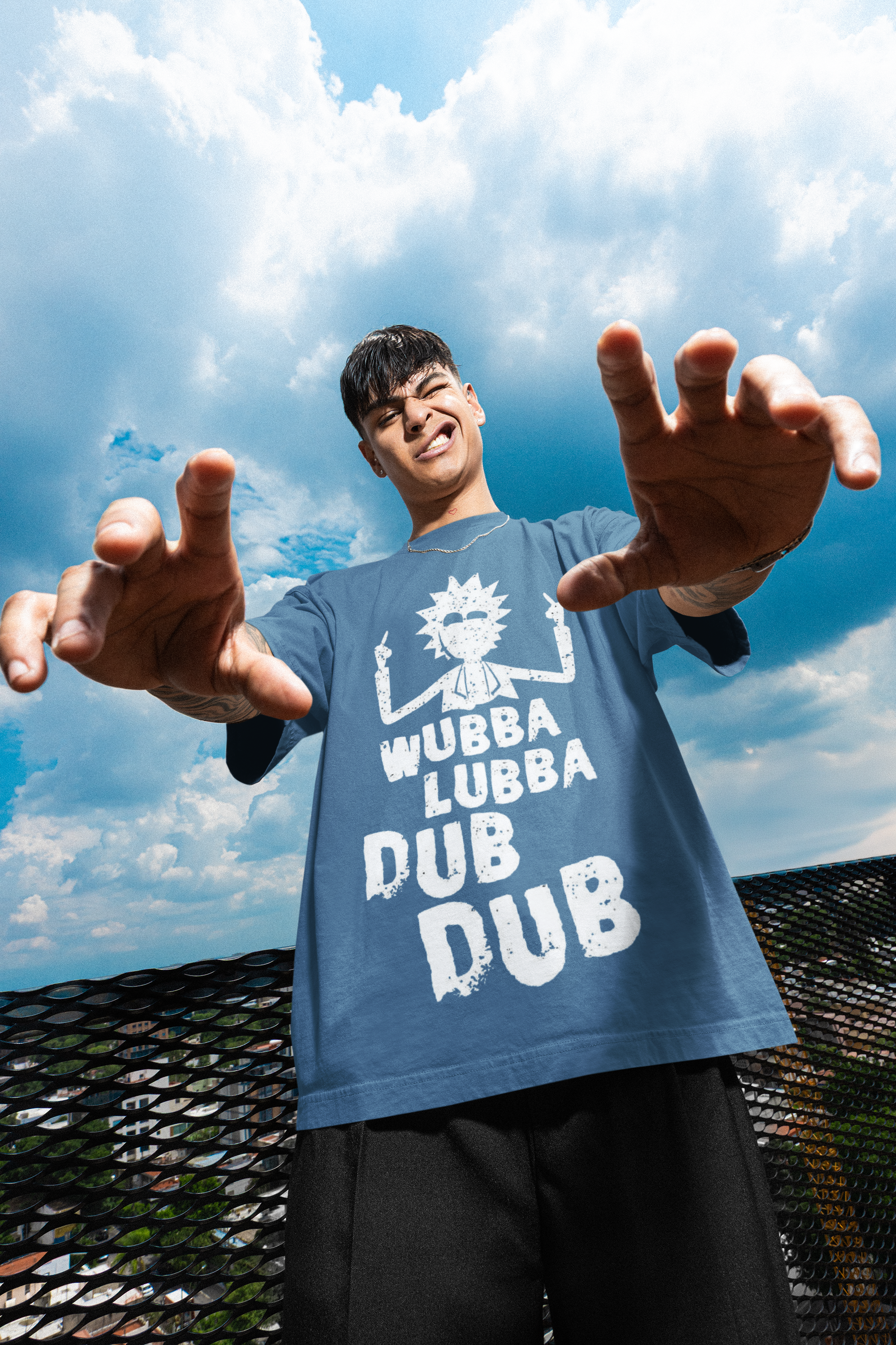 Wubba Lubba Dub Dub Oversized T-Shirt | Rick and Morty