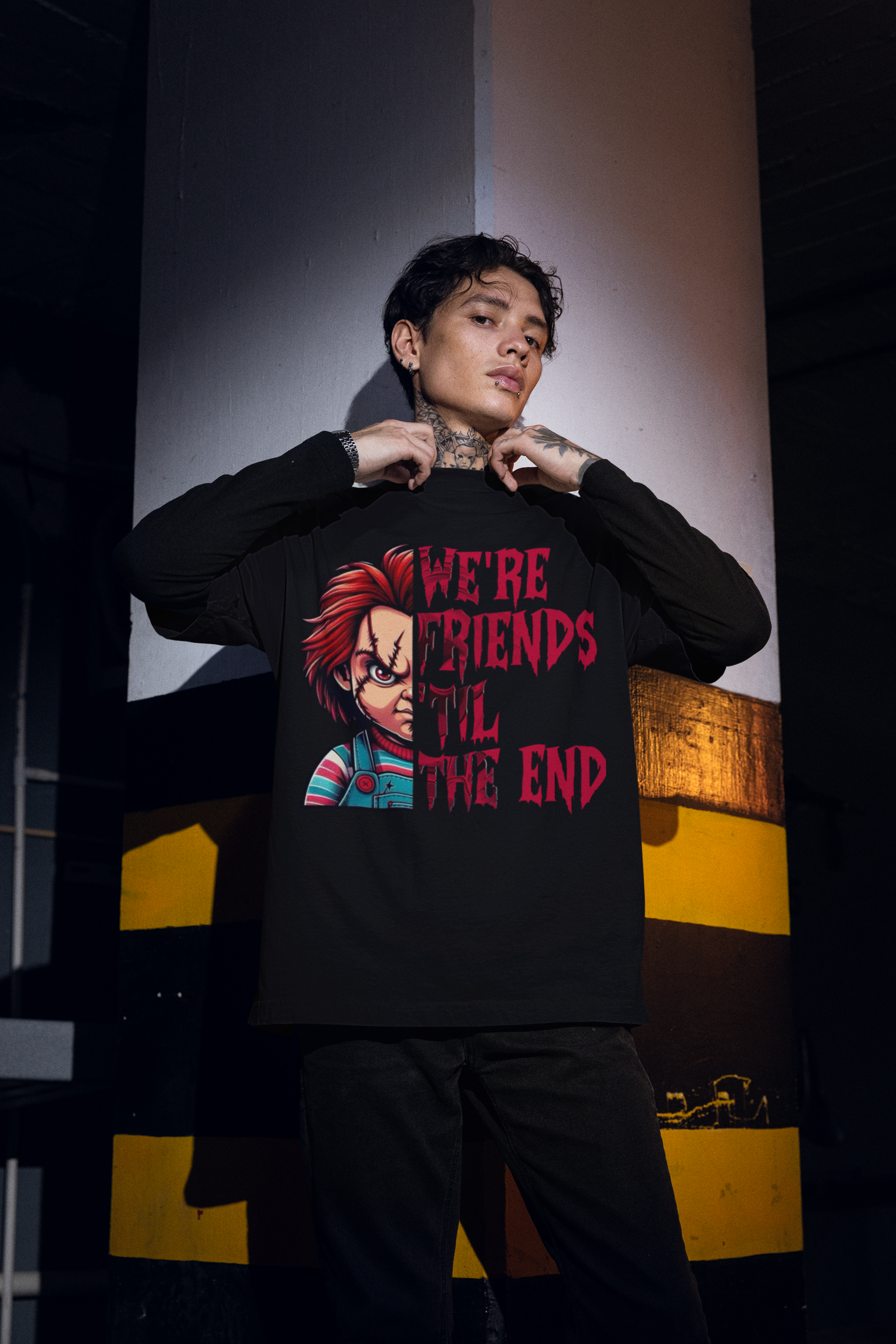Premium Unisex Chucky Oversized Tee - 240 GSM