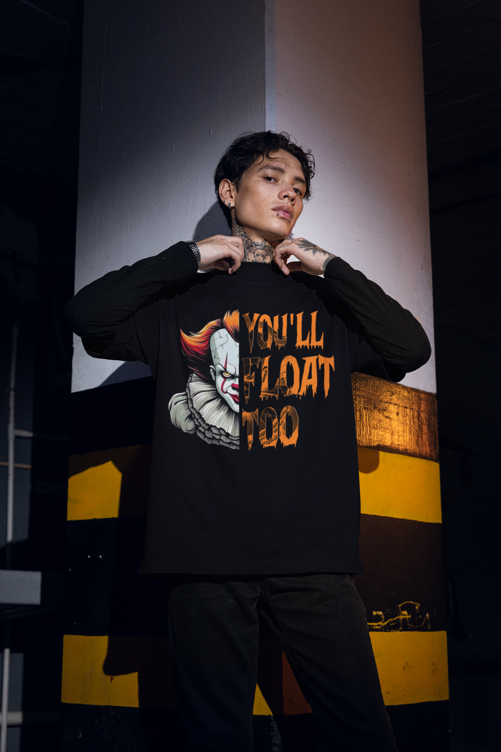 Premium Unisex Pennywise Oversized Tee - 240 GSM