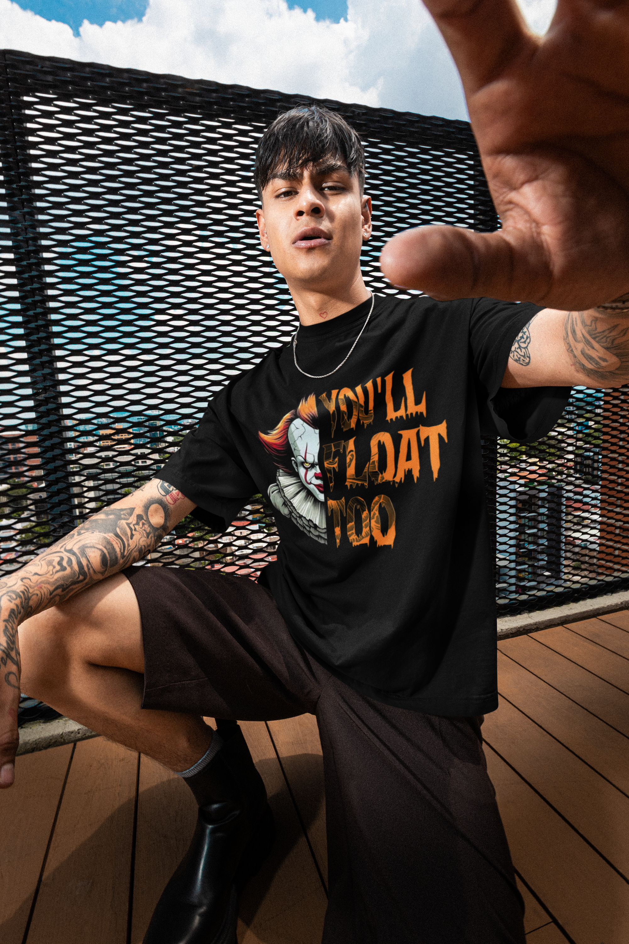 Premium Unisex Pennywise Oversized Tee - 240 GSM
